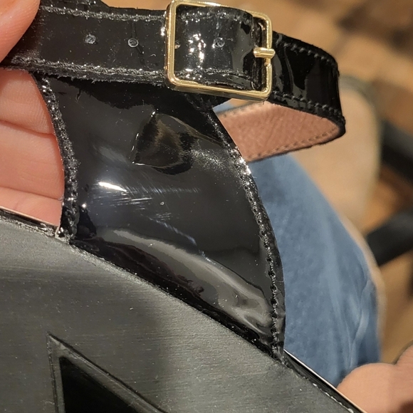 Wonders Made in Spain Buckle Straps Open Toe High Block Heel Platform Sz 8.5-9 - Picture 7 of 11